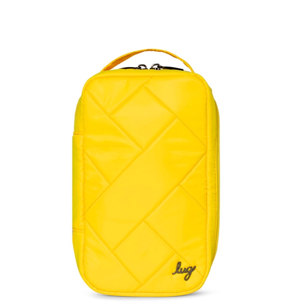 Lug Hover Cosmetic Pouch in Yellow NWT